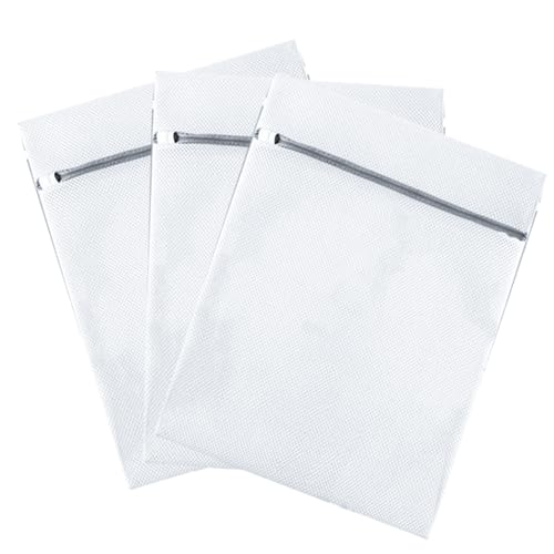 OCENYU 洗濯ネット 大 3枚 セット L:60*50cm*3 角型 無蛍光 抗菌 ランドリーネット ハニカム構造メッシュ 丈夫 耐久性 コート セーター ...