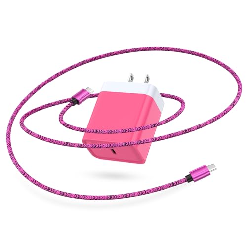 ANNIBER 急速充電器 Type-C ACアダプター iphone 16充電器 タイプC 20W/PD対応/PSE認証済 USB C-USB Cケーブル1本付き(0.9M) iphone 16/15シリーズ対応 アンドロイド Android 充電器 スマホ 充電器 Galaxy充電器 タイプC 充電ケーブル