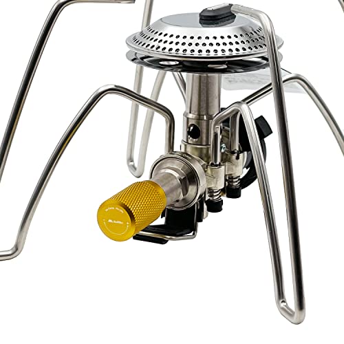 EnHike 火力調節つまみ 火力調整ノブ SOTO レギュレーターストーブ ST-310/ST-340 用(ゴールド)(4)