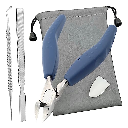 皮膚科医監修 TAKES 爪切り ニッパー つめきり 足用 ステンレス製 ニッパー爪切り 爪やすり ゾンデ 厚..