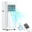 JYWINA スポットクーラー 家庭用 移動式エアコン【2025新型】冷房8畳 2.35kW ノンドレン 除湿35L/日 小型 ポータブルクーラー スポットエアコン 静音 業務用 冷房 置き型エアコン ポータブル 移動式クーラー 工事不要 窓用 6畳 8畳 冷風機