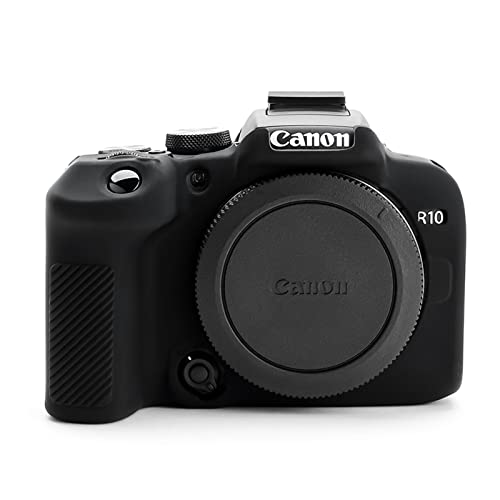 Rieibi Canon EOS R10 ケース、 キヤノン EOS R10 シリコンカバー デジタルカメラ専用 EOS R10カメラケース カメラカバー 全面保護 軽量 シンプル ソフト アウトドア撮影 耐衝撃 6色展開 着脱便利（ブラック）ブランド: Rieibiメーカー: Rieibi型番: EOSR10-BK