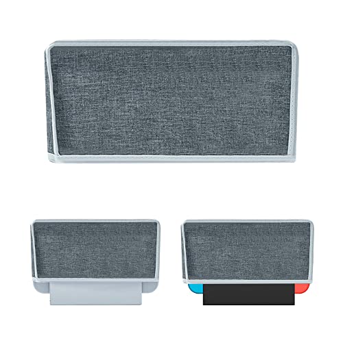 Mcbazel Switch ドックカバー ほこり防止カバー 汚れ防止 Switch有機elモデル 充電ドック対応 -グレー