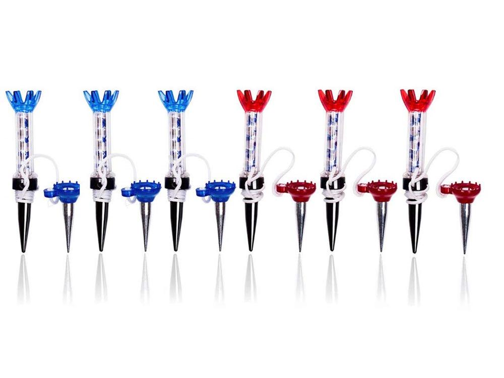 ｢TSUCIA｣ゴルフティー 6個入り マグネットティー ゴルフロングティー ティー ゴルフ ホルダー ティー ブランド小物 レッド・ブルーブランド: TSUCIAメーカー: TSUCIAJAN: 0799862995875