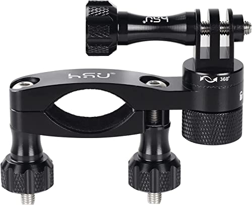 HSU ハンドルバーシートポスト カメラホルダー 360°回転 gopro ハンドル アルミ製品 GoPro Hero13/12/1..