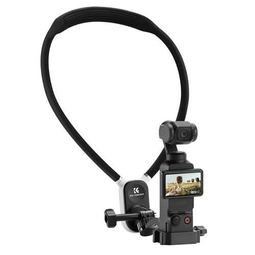 K&F Concept ネックレスマウント pocket3用 GoPro用 insta360用 アクションカメラ用 スマホ用 車載マウ..