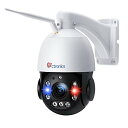 Ctronics 防犯カメラ 屋外 30倍光学ズーム 5MP 150メートルまでハッキリ 24時間録画 投光威嚇 Onvif/NVR/FTP/NAS プリセット自動追尾 パトロール機能 5GWi-Fi PC対応 金属製 AI検知 音声通話 家族共有 遠隔操作 アラーム通知