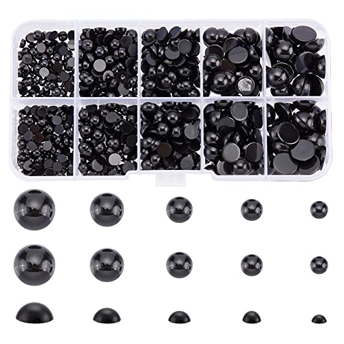 PH PandaHall 約760個/箱 4/5/6/8/10mm 人形 ぬいぐるみ目 テディベア アイ 目玉 ドールアイ 動物 クラ..