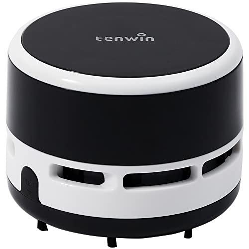 Tenwin 卓上クリーナー デスクトップ掃除機 吸引力 コンパクト コードレス デスククリーナー 卓上掃除機 ハンディ掃除機 キーボード パソコンクリーナー ...