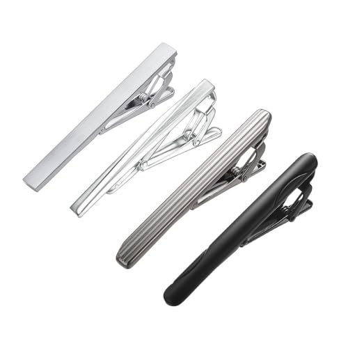 Yoursfs ネクタイピン 4本セット ネクタイピン メンズ 冠婚葬祭 タイピン メンズ 高級 ビジネス タイピン アクセサリー