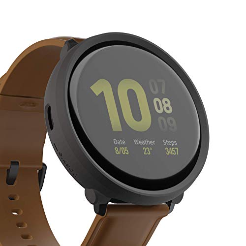 elkson と互換性があります Samsung Active 2 44mm 保護バンパーケースカバーミリタリーグレードブラック elkson と互換性があります Samsung Active 2 44mm 保護バンパーケースカバーミリタリーグレードブラック