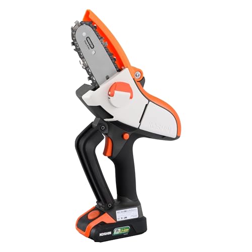 工進(KOSHIN) 18V 2.0Ah 充電式 ハンディ チェーンソー SHC-180 【バッテリー・充電器付】 枝切り 剪定..