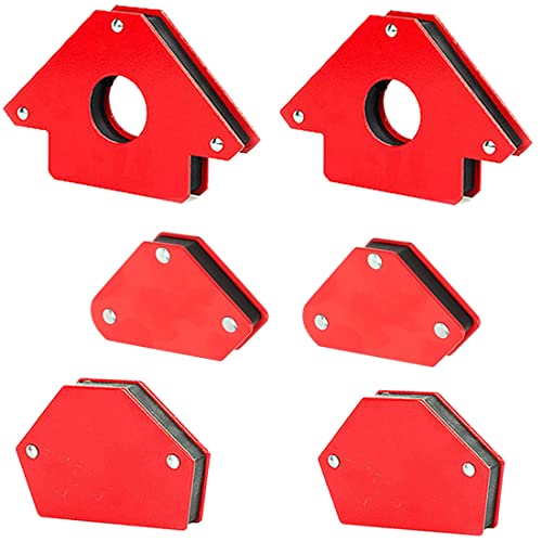 Odowalker 溶接 マグネット 溶接用マグネット 6個セット 溶接ホルダー 溶接ポジショナー 磁気溶接ホル..