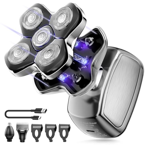 kensen スキンヘッド用シェーバー バリカン 坊主用 ひげそり メンズ 電動 頭剃り 防水 電気シェーバー ..