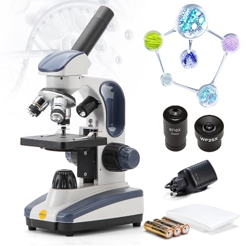 SWIFT SW200DL 人気 小学生用顕微鏡 40X-1000X単眼ヘッド 回転式 ガラス光学、広視野接眼レンズ25倍付..