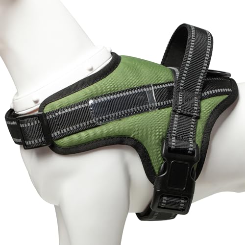 【新登場犬ハーネス特許取得】BaoCheng 犬用胴輪 小型犬/中型犬/大型犬ハーネス 喉に優しい ネームプレ..