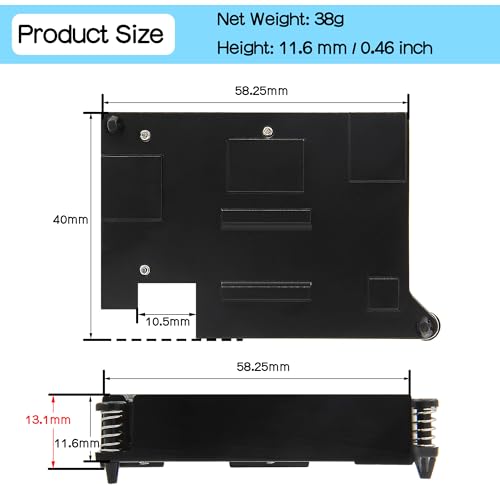 Geekworm アクティブクーラー H505、Raspberry Pi 5のみ適用