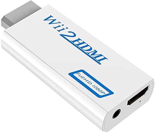 SZJUNXIAO Wii to HDMI変換アダプタ- Wii専用HDMI コンバーター720p/1080pに変換 3.5mmオーディオ 全部Wii ディスプレイモード対応 (相性保証付き) SZJUNXIAO Wii to HDMI変換アダプタ- Wii専用HDMI コンバーター720p/1080pに変換 3.5mmオーディオ 全部Wii ディスプレイモード対応 (相性保証付き)