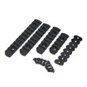 MASADAやMOEハンドガードに装着可能 ポリマーレールセクション 4枚セット