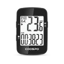 COOSPO サイクルコンピュータ GPS サイコン 無線 サイクリングコンピュータ ワイヤレス 自転車スピードメーター バッテリー内臓 アプリ対応 IPX7級...