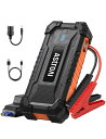AstroAI S8 Ultra ジャンプスターター 24000mAh 大容量 4000Aピーク電流 車用エンジンスターター(最大10.0Lガソリン車・8.0Lディーゼル車対応)12V 車緊急始動 10種類の安全保護 モバイルバッテリー LED緊急ライト PSE認証済USB-C 付き