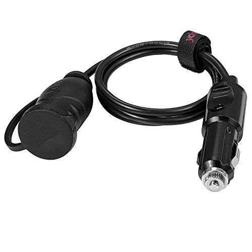 Iarlion シガーソケット 延長コード 最大30a/12V 180W 急速充電 12V/24V車対応 延長ケーブル 車載充電器 ソケット 3.1m