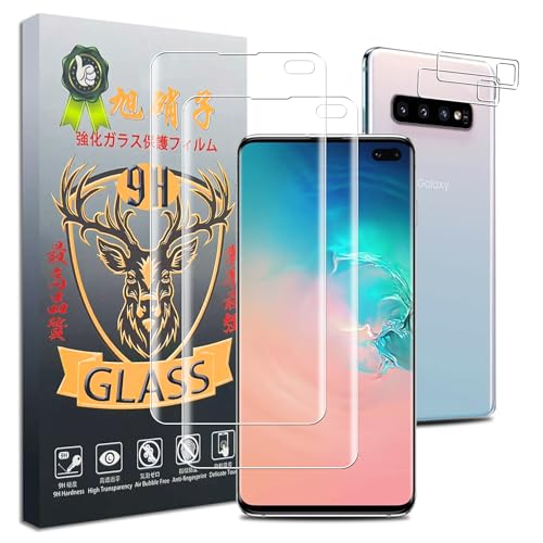 Eguoer対応 Galaxy S10 Plus フィルム【2+2枚セット-国産旭硝子素材】ガラスフィルム (2枚) + レンズ保護フィルム (2枚) galaxys10plus 保護 フィルム さらさら 強化ガラス 厚さ0.26 超薄 硬度9H 飛散防止 指紋防止 高感度 自動吸着 気泡ゼロ 高透過率 ラウンドエッジ加工 3D Touch対応ブランド: Eguoerメーカー: Eguoer型番: 4-galaxy S10 Plus