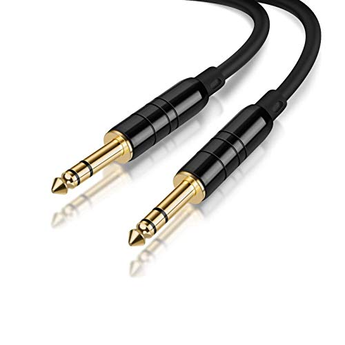 バランスケーブル CableCreation 6.35mm 1/4" TRS to 6.35mm 1/4" TRSバランスステレオオーディオケー..