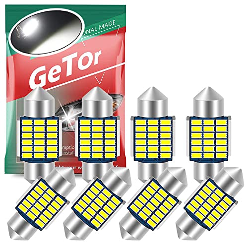 楽天櫻屋オンライン楽天市場店T10 31mm LED ルームランプ ホワイト T10×31mm LED キャンセラー内蔵 3014 18SMD LEDルームライト トランク ルーム バルブ マップランプ 室内灯 車内灯 ラゲッジランプ ナンバー灯 汎用 LEDバルブ 12V専用 6000K 定電流回路 無極性