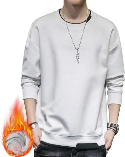 [KANGNAN] トレーナー メンズ パーカー Tシャツ 長袖 春秋服 ゆったり シルエット プルオーバー トップ..