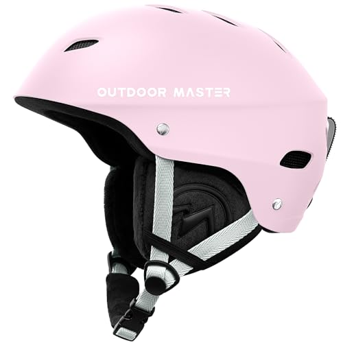 OUTDOORMASTER スキー ヘルメット スノーボード ヘルメット バイザー付き スノーヘルメット 全方位調整..