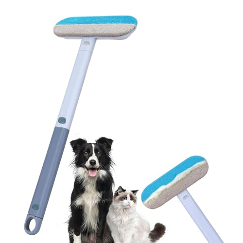 猫 毛取りブラシ 犬毛取りクリーナー 繰り返し使用ペット 抜け毛掃除ブラシ カーペット/布団/シート/寝..