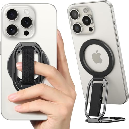 【 4-in-1 最新構造 】 enGMOLPHY MagSafe対応バンカーリンググリップ マグセーフキックスタンド マグ..