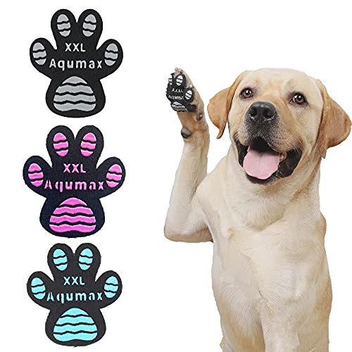 Aqumax 犬 滑り止め シール48枚犬用滑り止め 爪先 グリップ トラクションパッド粘着力が強 老犬用 歩行..