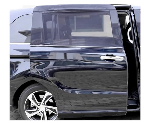 楽天櫻屋オンライン楽天市場店【Y.WINNER】車用 網戸 車中泊 カーテン 防虫ネット强力マグネット 左右1組（2枚入） ウインドーネット 伸縮性生地 取付簡単 車内 通風 換気 虫よけ アウトドア カー用品 （スライドドア用） （强力磁石固定）