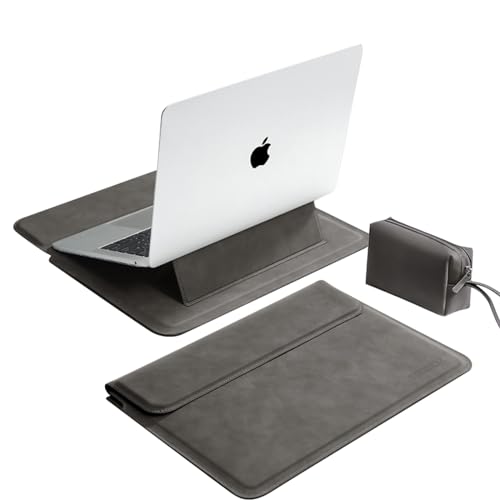 TOWOOZ MacBook Air ケース「2024新登場」折り畳み式 ノートパソコン用スリーブ Macbook Air/Pro 13-14..