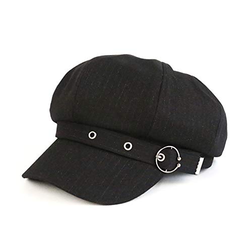 [Weuiean] キャスケット 帽子 キャップ レディース 綿混 ハンチング帽 つば付き uvカット 防寒 小顔効果 春夏秋冬 可愛い おしゃれ KM-17（ブラック）ブランド: WeuieanJAN: 0682601147539