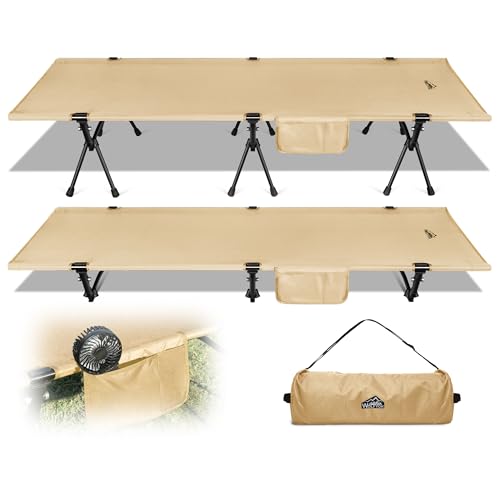 wolfyok outdoors コット キャンプ 2way 軽量 【高密度1000Dオックスフォード・寝心地も耐久性もあり】..