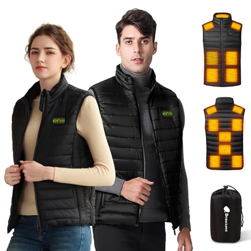 [Drawzone] 電熱ベスト ヒーターベスト ヒートベスト 日本製ヒーター 15箇所発熱 3箇所独立スイッチ 3..