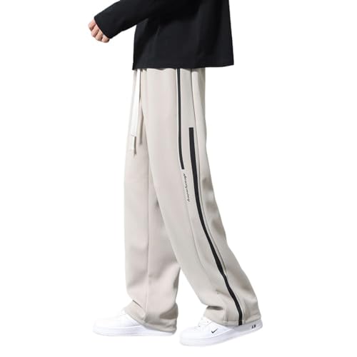 [PenBille] パンツ メンズ ズボン ストライプ ステッチ 春夏服 接触冷感 涼しい感 大きい サイズ リラ..