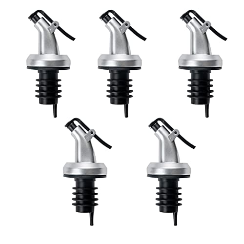 ボトル ポアラー スイッチキャップフタ付き ポアラーオリーブオイル/ワイン 酒/カクテル ボトルの注ぎ..