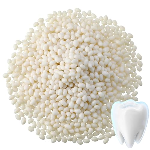 TOUFEIYUAN 入れ歯ケア用品、歯の固体ゲルの一時修復キット、可塑熱合ビーズの歯粒接着剤。ハロウィンのホラーテーマパーティのメイクアップ充填に使用し、欠損した歯を修復し、美しい歯の上部と下部の貼り面を行い、あなたの歯を保護し、自信に満ちた笑顔を取り戻します