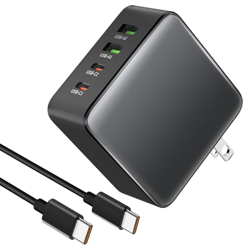 素直な虹 PD 充電器 Type-C USB-C 100W 急速充電器【PD3.0対応・PSE技術基準・単ポート100W出力・2つUS..