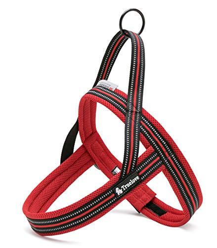 J&C Paradise 装着簡単 犬ハーネス 日本正規店 犬用胴輪 負担がかからない 3M反射 人気 簡単装着 丈夫 ..