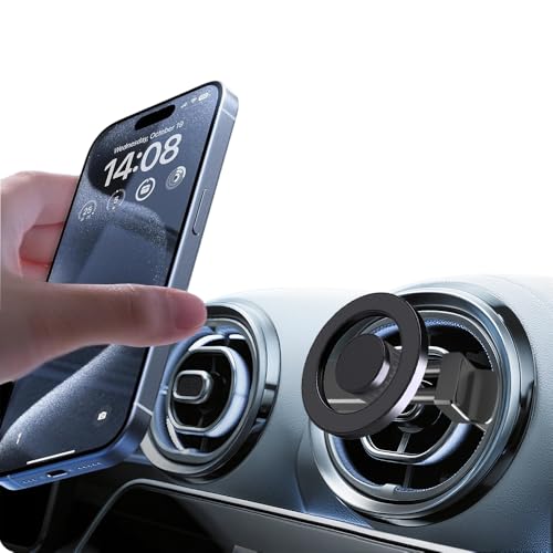 車載ホルダー MiniR56 F56 Smart 451 453 Fiat-500 Smart-451 453 クリップ式 スマホホルダー 360度回転 固定式 エアコン吹き出し口用車 スマホスタンド 携帯 スマートフォン 落下防止 片手脱着 取り付け簡単 Magsafe 車載 スマホ ホルダー