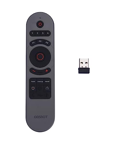 OBSBOT スマートリモコン 2 OBSBOT TINYシリーズと互換性 USBレシーバー接続 TINY 2 / TINY 2 Lite/TINY 4K / TINY 1080P