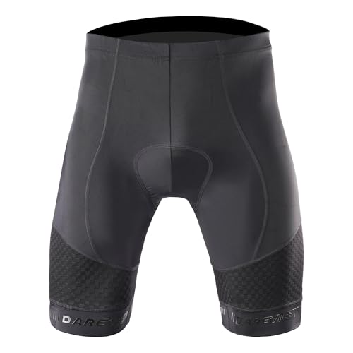 [Darevie] サイクルパンツ ビブショーツ 3Dゲルパッド付き メンズ [専門級 自転車用] ロードバイク レ..
