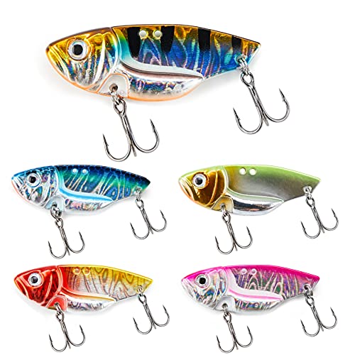 [青嵐ルアー] メタルバイブレーション スピンテールメタルバイブ セット ルアー 鉄板バイブ バス シー..