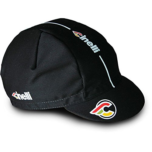 CINELLI (チネリ) Supercorsa CAP サイクル キャップ (ブラック(BLACK TIE)) [並行輸入品]