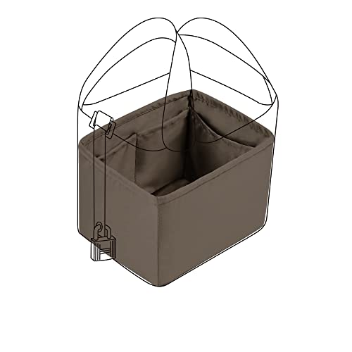 DGAZ バッグインナーバッグ インナーバッグ 高級シルク サテン トートバッグ用 picotin18/22Bags（エト..